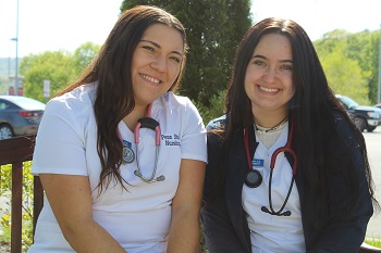 Two Nursing students